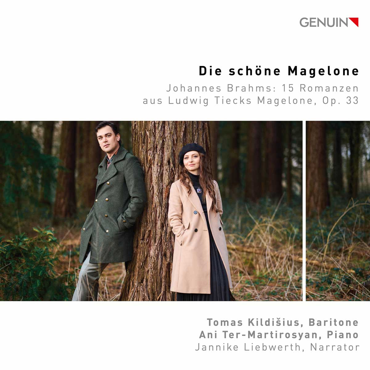 CD album cover 'Die schöne Magelone' (GEN 23844) with Tomas Kildišius, Ani Ter-Martirosyan, Jannike Liebwerth