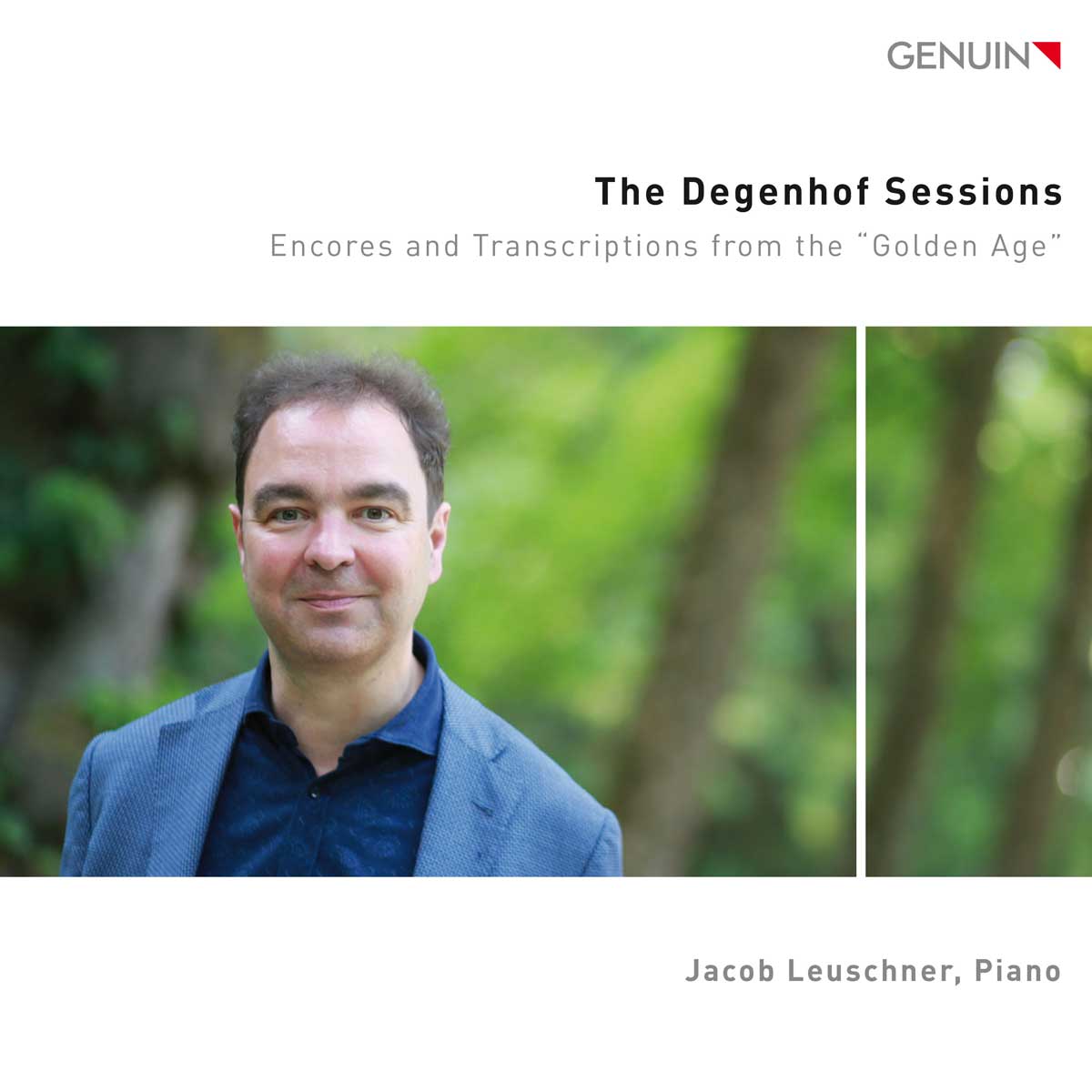 CD album cover 'The Degenhof Sessions' (GEN 23807) with Jacob Leuschner